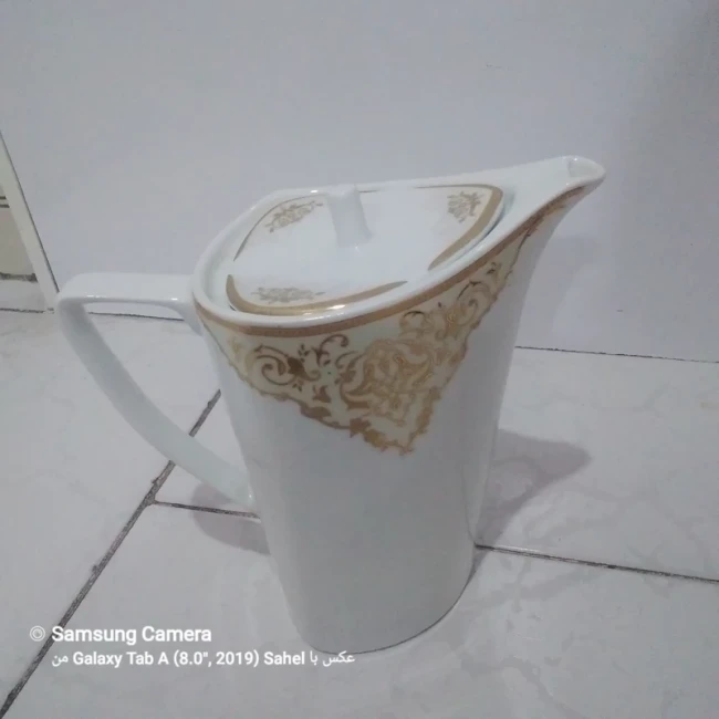 قوری طلاکوب چینی پردیس