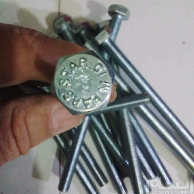 پیچ تمام رزوه 16 سانتی m10 این پیچ 16سانت طول وتمام رزوه میباشد وبا سری شش گوش آچار خور میباشد