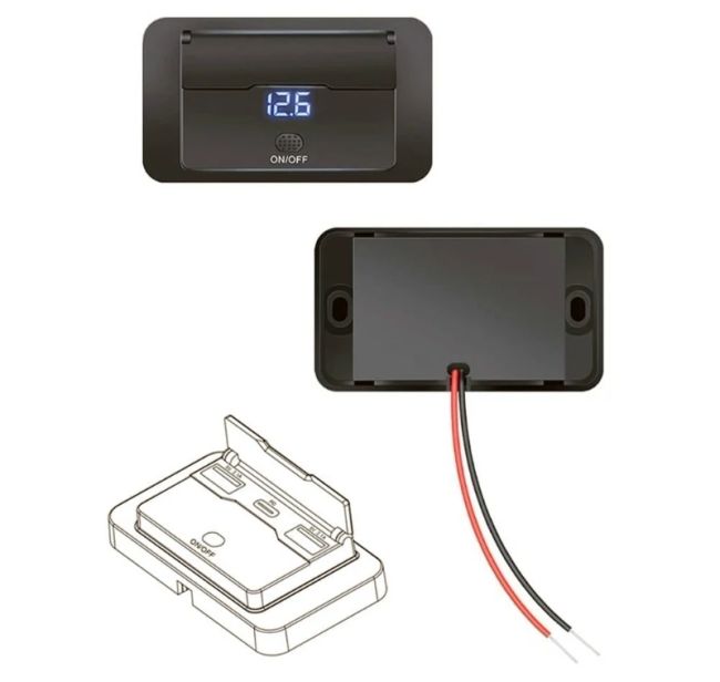 شارژر 3 پورت USB * 2 + Tayp’c * 1 روکار فست با کلید پاور