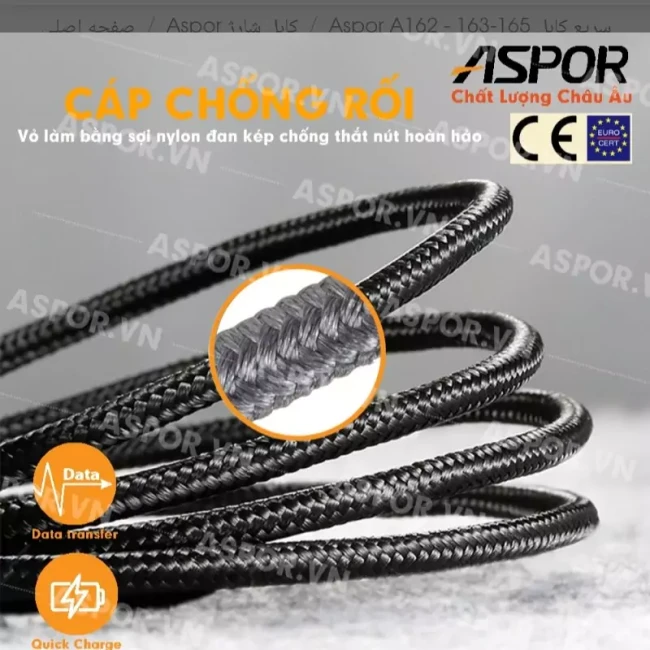 کابل مغناطیسی فست شارژ ASPOR و انتقال داده ها