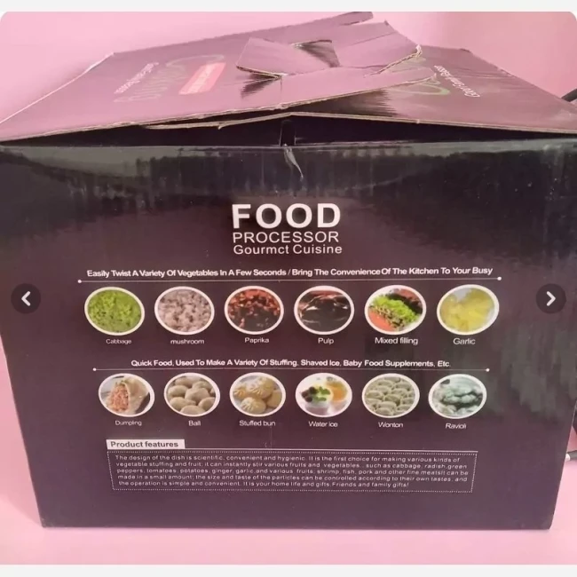 خردکن برقی 3 لیتری استیل 1200 وات چهار تیغه مارک کوکینگ (Cooking