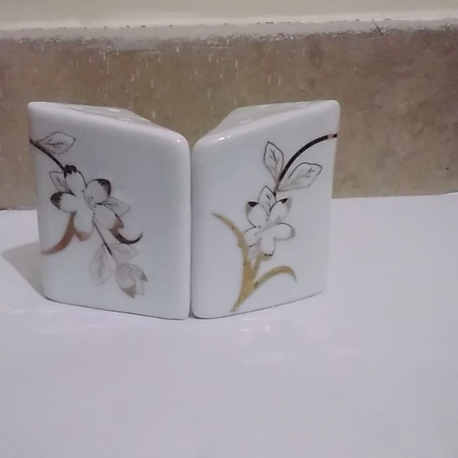 نمکدان چینی پردیس مجموعه 6 عددی زیبا 