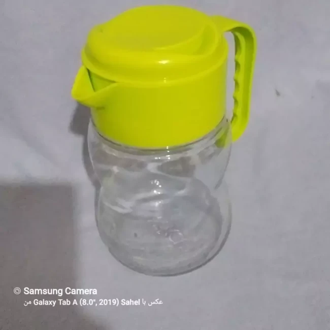 پارچ شیشه وبلور زیبا و خوش رنگ و خوش طرح 