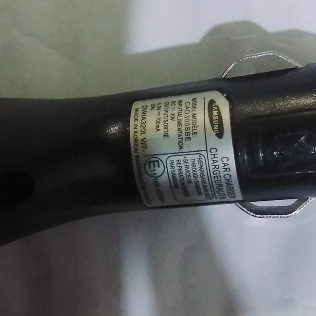 شارژر فندکی سامسونگ اصلی کمیاب 