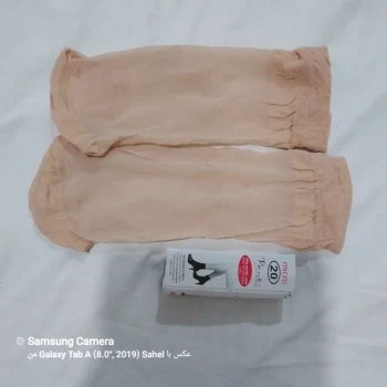 جوراب مچی زنانه برند پنتی رنگ کرم میکرو 20 