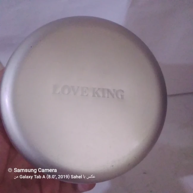 قندان درب شیشه ای  Love king 