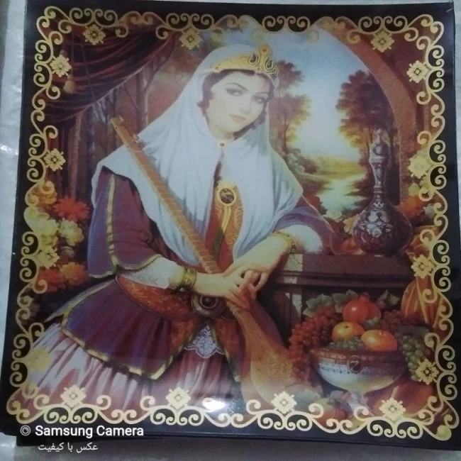 ست سینی و بشقاب میوه خوری طرح زیبا و جذاب 