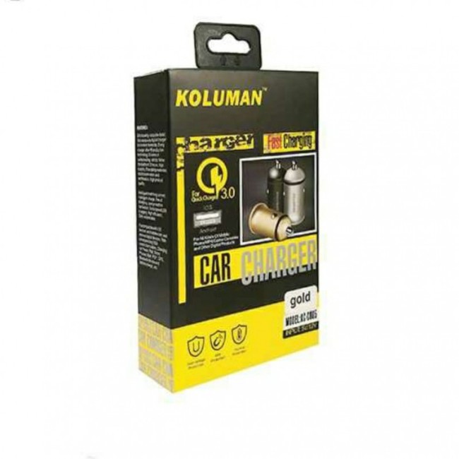شارژر فندکی فست شارژ واورجینال
KOLUMAN  KC_C905
قابلیت فست شارژدارد