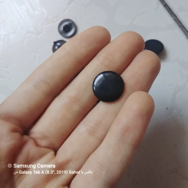 دکمه سایز کوچک رنگ سرمه ای پک50تایی