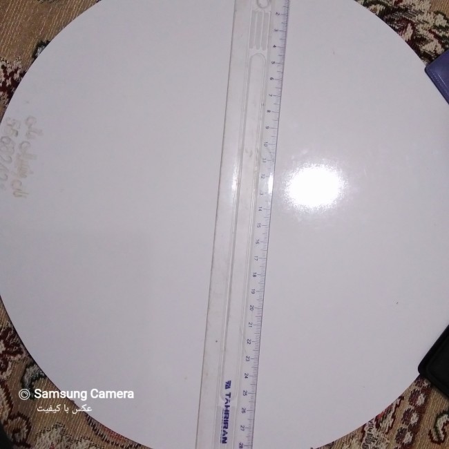 خط کش معمولی 30 سانتی شیشه ای جنس درجه یک و باکیفیت 