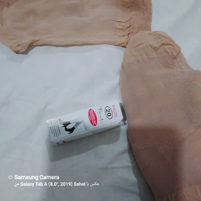 جوراب مچی زنانه برند پنتی رنگ کرم میکرو 20 