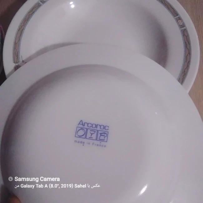 بشقاب خورشت خوری اصل فرانسه طرح زیبا 
