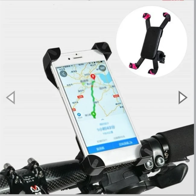 پایه نگهدارنده موبایل مناسب موتور و دوچرخه چهار گوشه مدل Universal Bike Holder