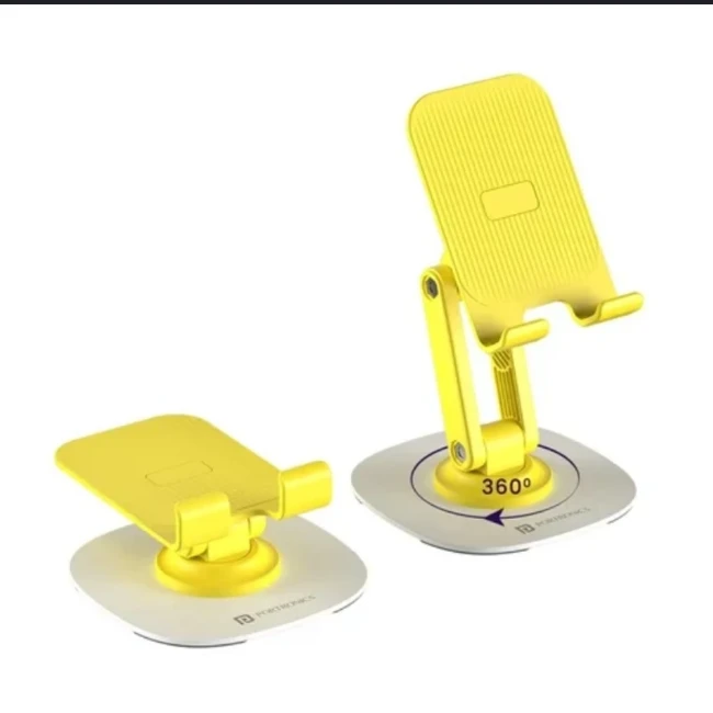 استند وهلدریا پایه نگهدارنده یا هلدر گوشی و تبلت 360 درجه باکیفیت و فلزی رنگ مشکی 