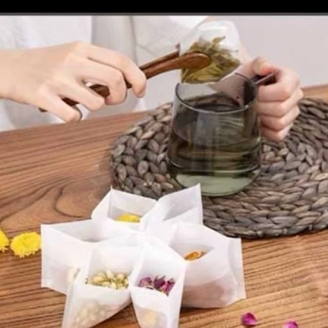 فیلتر یا کیسه چای و دمنوش یکبار مصرف قزل چای 60عددی 