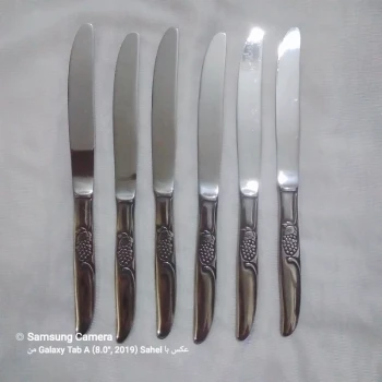 کارد غذا خوری آلمانی خوش دست و خاص 6عددی طرح شاخه انگور