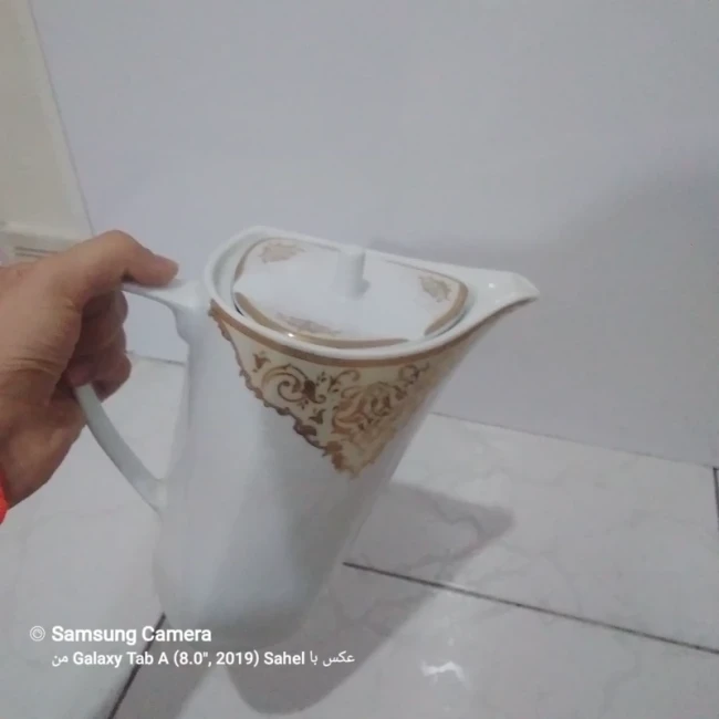 قوری طلاکوب چینی پردیس