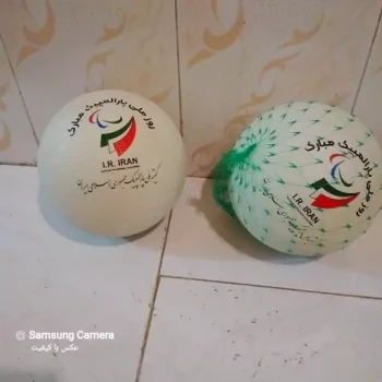 توپ پارالمپیک ایران رنگ سفید جنس درجه یک 