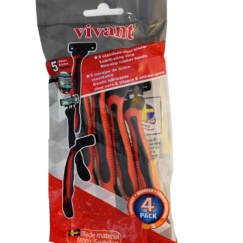 ژیلت Vivant 4عددی 5 تیغ