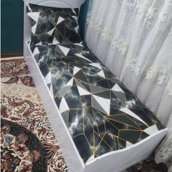 روتختی سه بعدی  یک نفره با روبالش زیپی نیم ست کشدوزی شده