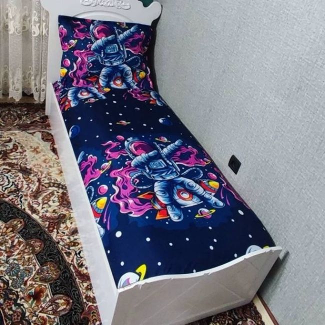 روتختی یک نفره طرح فضا نورد روتختی فضانورد روکش تشک فضای اسپیس
