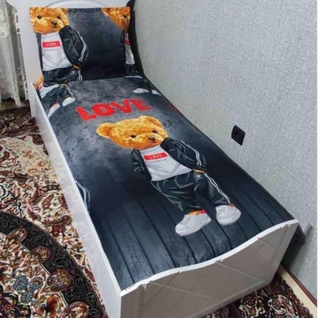 روتختی یک نفره پسرانه طرح تدی خرسی