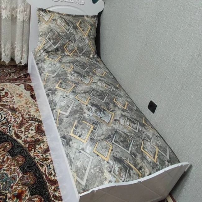 روتختی یکنفره کرم قهوه ای روکش تشک یکنفره کرم قهوه ای نیم ست روتختی کرم قهوه ای