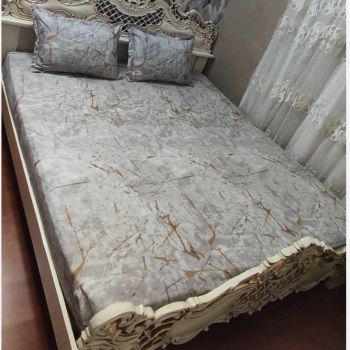 روتختی دونفره طرح ماربل روکش تشک دونفره طرح ماربل