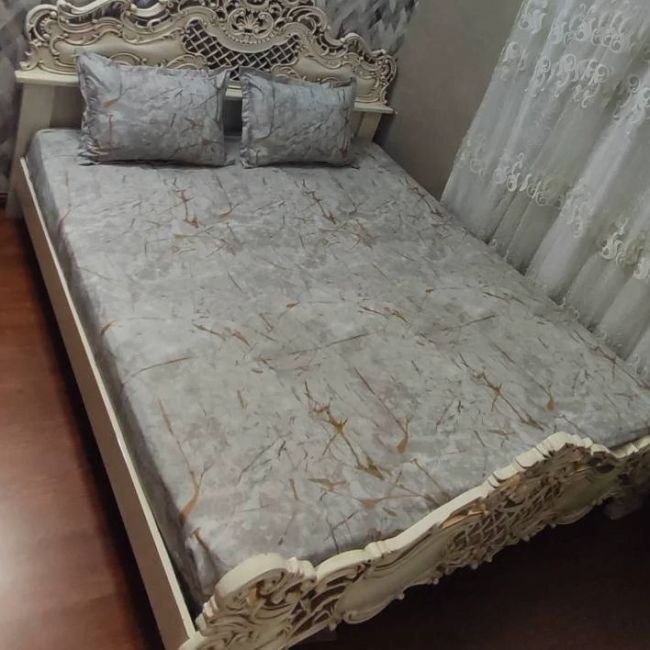 روتختی دونفره طرح ماربل روکش تشک دونفره طرح ماربل
