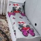 روتختی دخترانه طوسی صورتی یک نفره نیم ست یکفره دخترانه پروانه