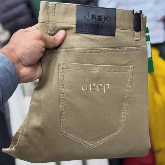 شلوار مردانه کتان سنگشور کیفیت درجه یک برند jeep