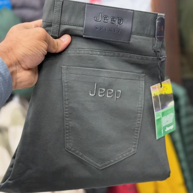 شلوار مردانه کتان سنگشور کیفیت درجه یک برند jeep
