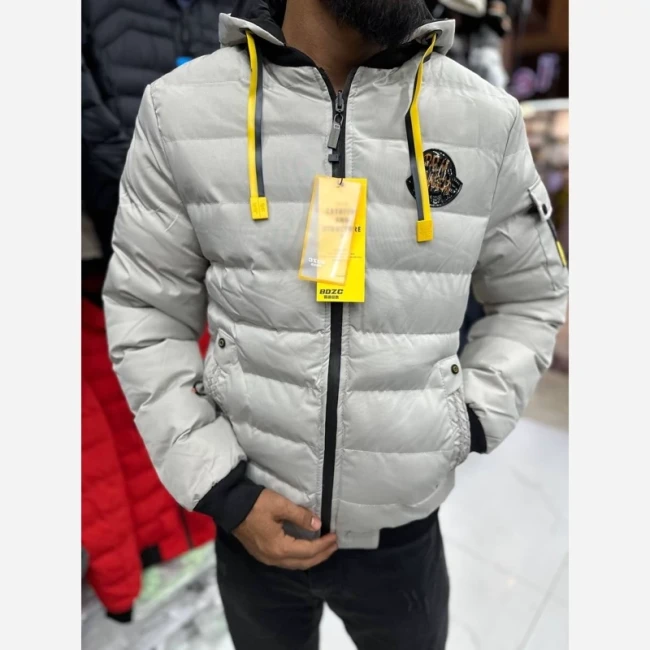 کاپشن مردانه اسپورت زمستانه دورو کلاه جداشونده