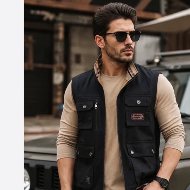 ژیله کتان دورو مردانه JEEP