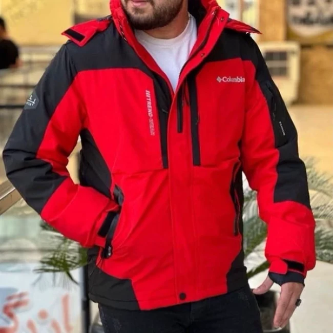 کاپشن کلمبیا گورتکس بسیار شک و تنخوری بینظیر رنگ مشکی
