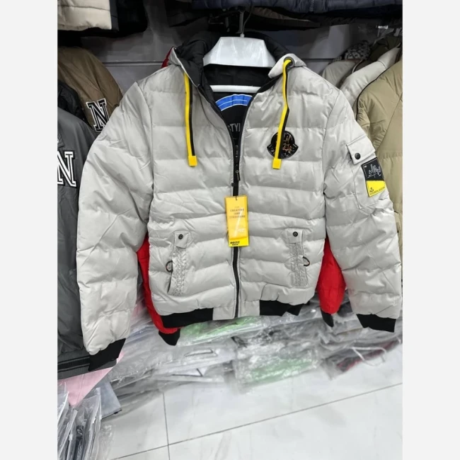 کاپشن مردانه اسپورت زمستانه دورو کلاه جداشونده