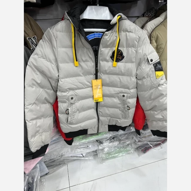 کاپشن مردانه اسپورت زمستانه دورو کلاه جداشونده
