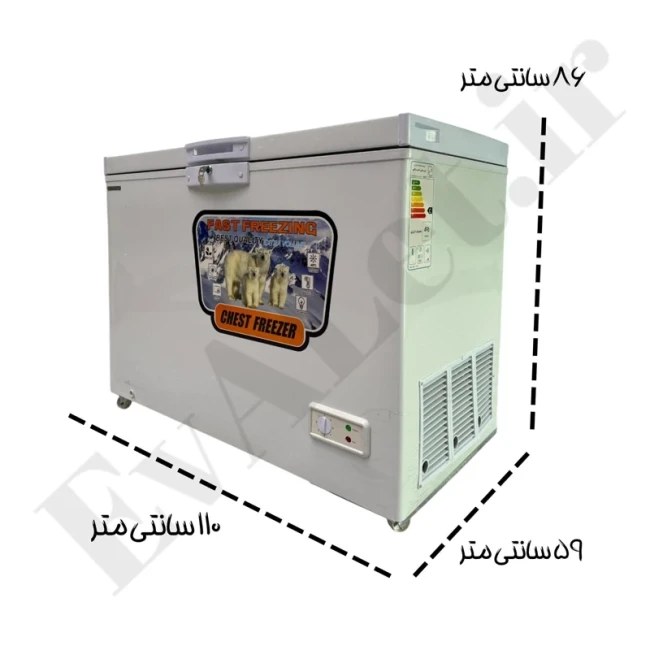 فریزر صندوقی الکتروفام L320 (پس کرایه)