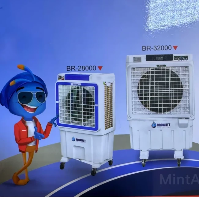کولر آبی پرتابل سلولزی بروات و کینگلت مدل BR-32000 (پس کرایه)