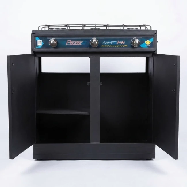 اجاق گاز 3 شعله کابین دار پایدار قاینار (پس کرایه)
