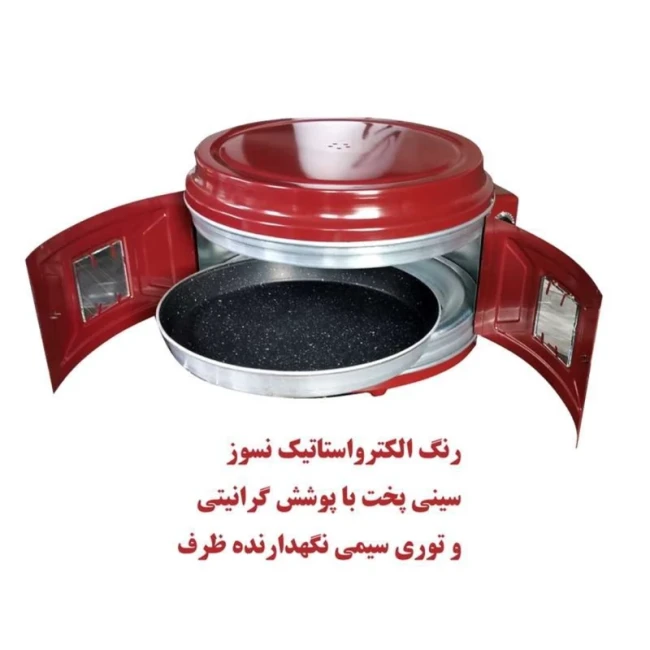 فر برقی (تنور برقی ) دو المنته ترموستاتی تات سایز بزرگ L40 (پس کرایه)