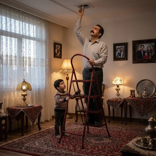 نردبان 4 پله آرتا (پس کرایه)