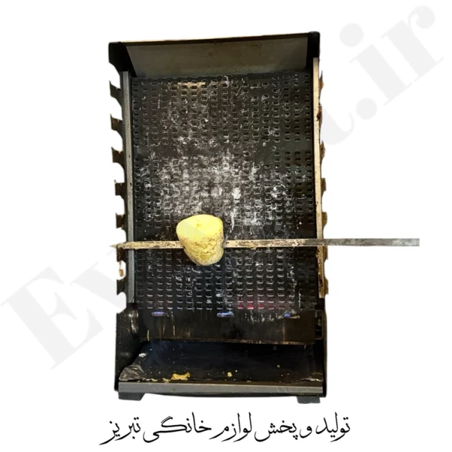 کباب پز 8 سیخ یکطرفه گالوانیزه نوبل (پس کرایه)