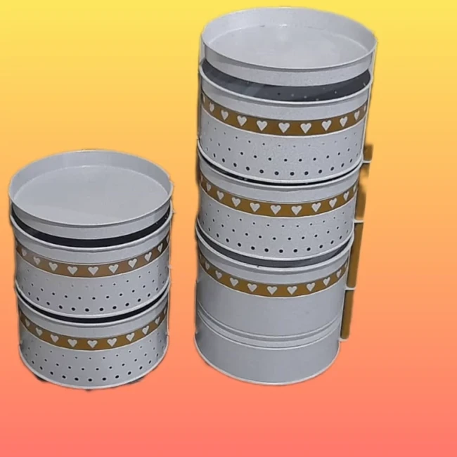 سبد سیب زمینی پیازی جابرنجی متحرک پایه دار ایستاده فلزی (پس کرایه) 