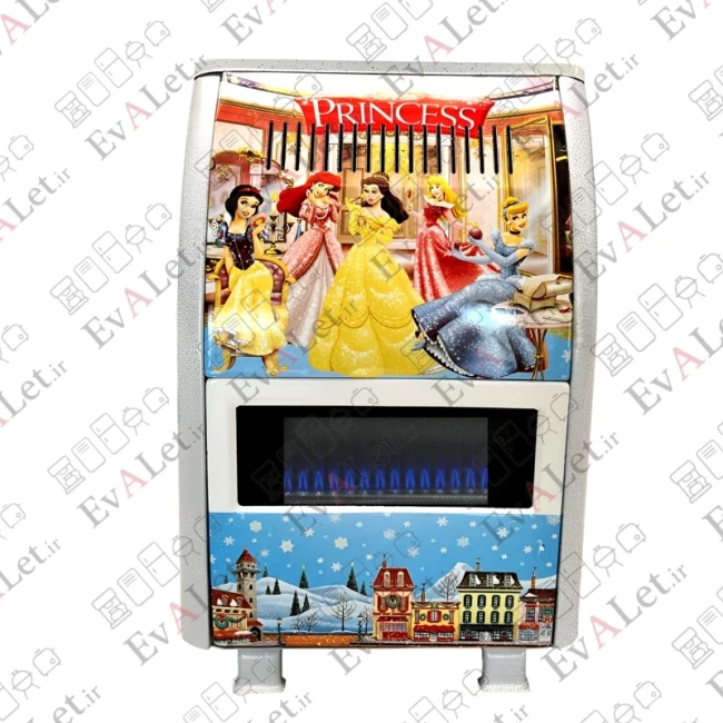 بخاری گازی 7000 پردیس خزر طرح کودک مدل پرنسس