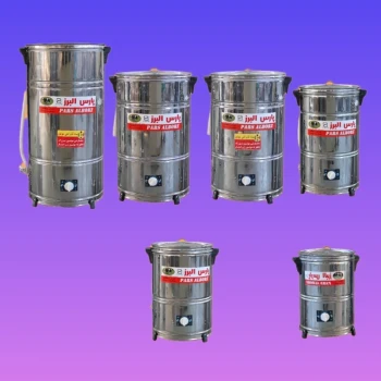 کره گیر و دوغ زن برقی تایمردار 20 لیتری استیل (پس کرایه)