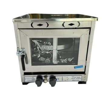 تنور گازی گوهر آذران مدل دو شعله درب پنجره ای S500 ( پس کرایه)