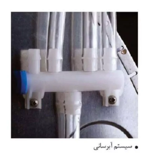 کولر آبی شبکه فلزی کاوردار ، موتور و پمپ الکتروژن هسته مسی جنرال مدل 2800 (پس کرایه)