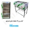 کباب پز (منقل گازی) 12 شعله تمام استیل هیزم با پایه (پس کرایه)