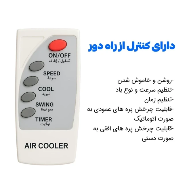 کولر پرتابل سلولزی 36000 جنرال و مدیا مدل HL 36000 (پس کرایه)